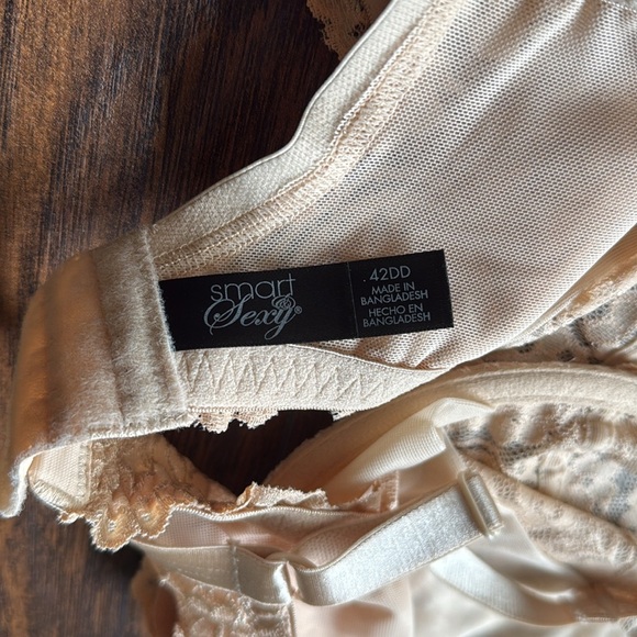 Smart & Sexy 42DD Women's Lace Underwire Bra nude NWT (K6) - Picture 6 of 6